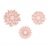 3 Fleurs en Papier à Monter Rose Vintage en Papier Décoration de Fête 3 Fleurs en Papier à Monter Rose Vintage en Papier Décoration de Fête