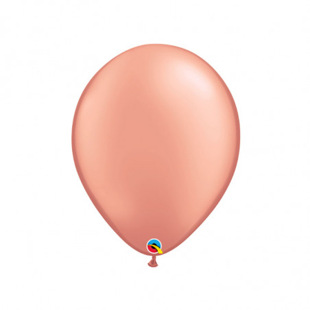 100 Mini Ballons Latex Rose Gold Cuivré Fête - 5 pouces 12cm