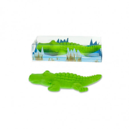 Gomme Verte Crocodile - Animaux de la savane