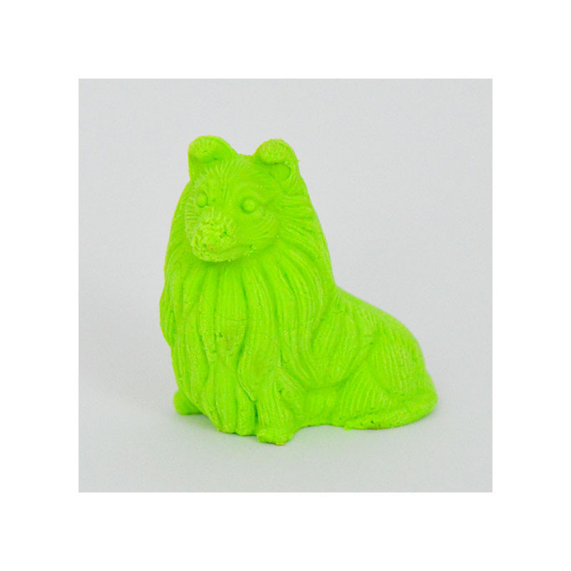 1 Gomme Chien de Race Terrier Rose - parme - Anniversaire Aventurier