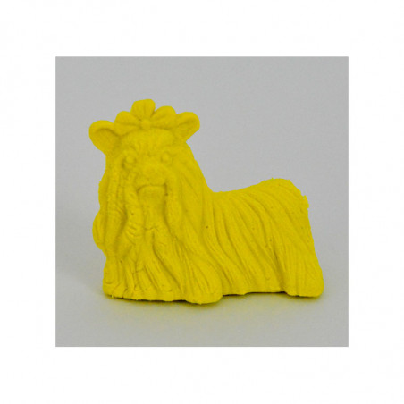 1 Gomme Chien de Race Yorkshire Jaune - Anniversaire Animaux de Compagnie