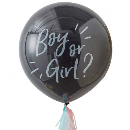 Ballon XXL Annonce du Sexe de Bébé : Boy or Girl ?