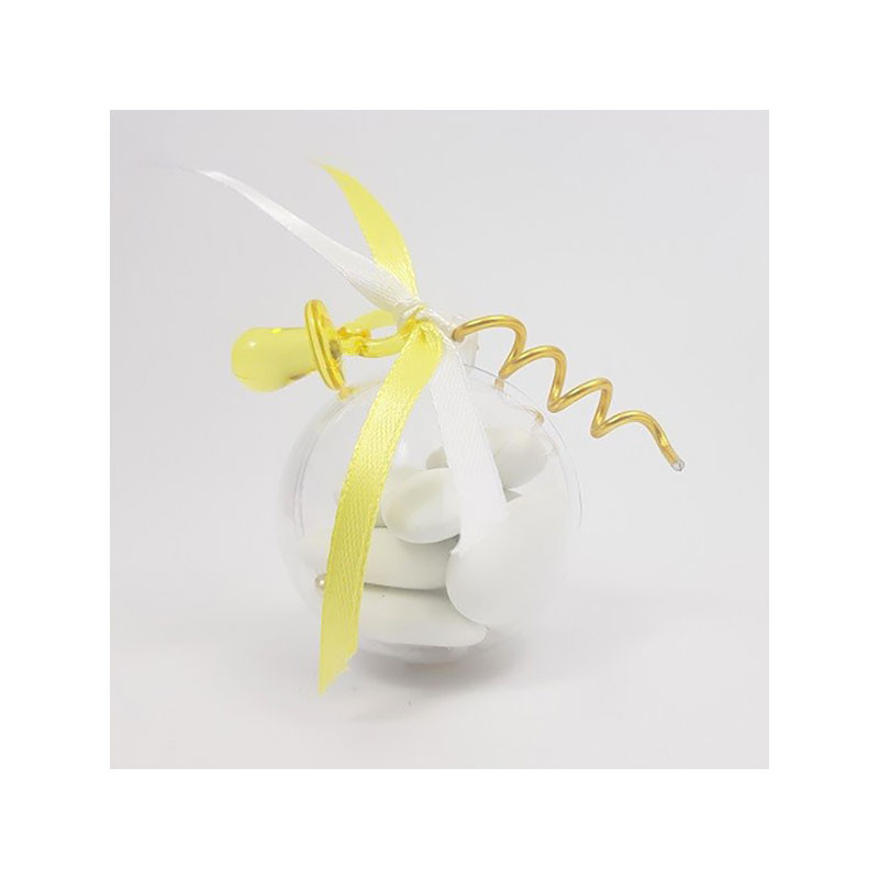 Boule Décorative Plexi Transparent à Suspendre 5cm