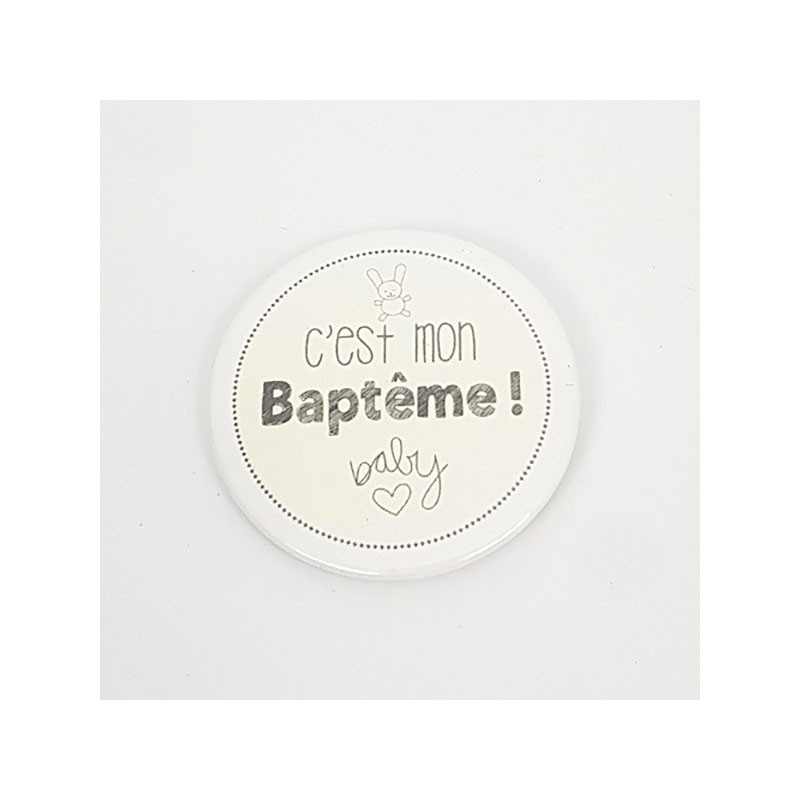 Badge C'est mon Baptême 38mm