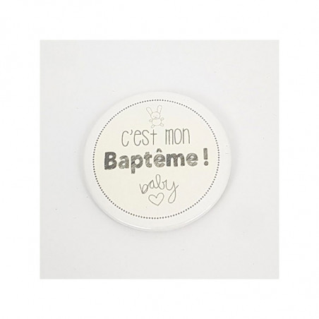 Badge C'est mon Baptême 38mm