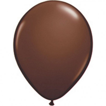 100 Mini Ballons Latex Marron Fête - 5 pouces 12cm