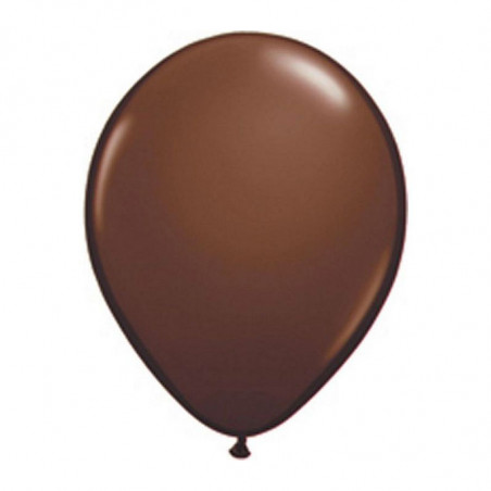 100 Mini Ballons Latex Marron Fête - 5 pouces 12cm