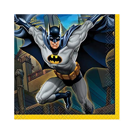 Grandes serviettes Batman - Anniversaire à thème super héros
