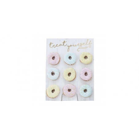Cadre de présentation Donuts et Gourmandises - Sweet table