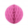 Grande Boule Alvéolée Papier Rose 30cm à l'unité