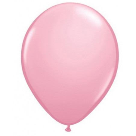 100 Mini Ballons Latex Rose Clair Fête - 5 pouces 12cm