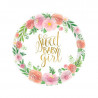 Grandes Assiettes Premium Sweet Baby Girl Motifs Liberty Fleurs Roses Vintage Grandes Assiettes Premium Sweet Baby Girl Motifs Liberty Fleurs Roses Vintage