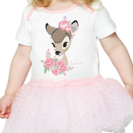 Ensemble Body / Tutu Bébé Thème Bambi - Disney Vintage Collection Premium