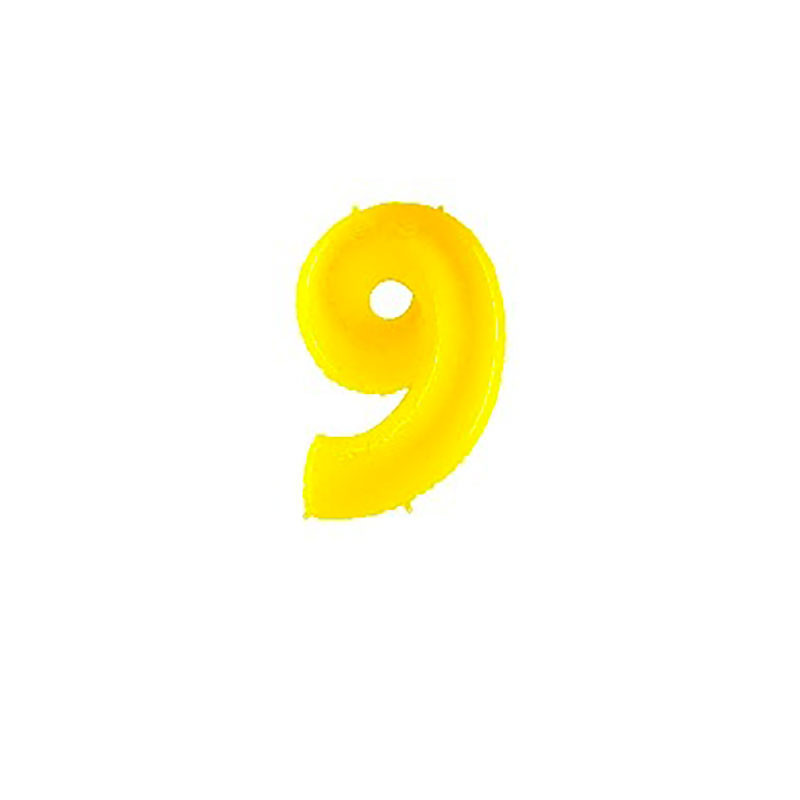 Ballon Geant Chiffre 9 Neuf Jaune Pour Feter Un Anniversaire Ballon Geant Chiffre 9 Neuf Jaune Pour Feter Un Anniversaire