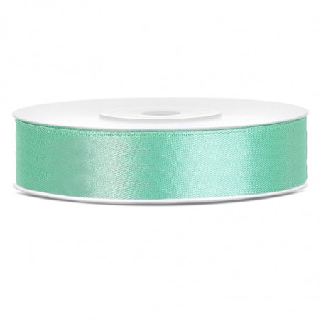 Ruban Satin 12mm Vert Mint 25 mètres