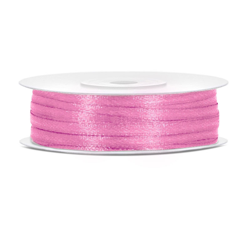 Ruban 3mm Satin Rose