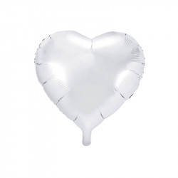 Ballon Coeur Blanc