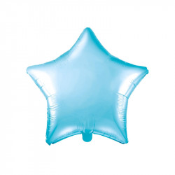 Ballon Etoile Bleu Clair