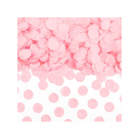 Sachet de confettis ronds roses Sachet de confettis ronds roses