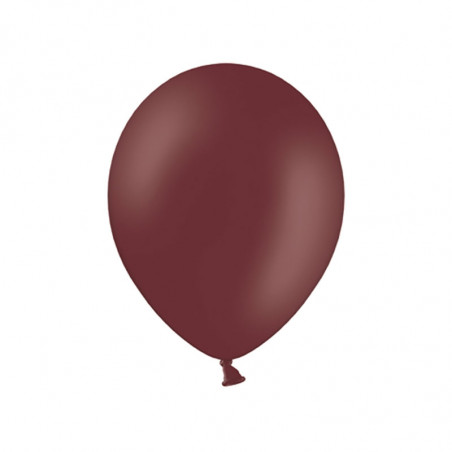 10 ballons latex premium - marron