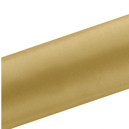 Chemin de table en satin doré premium - 16cm