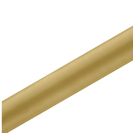 Chemin de table en satin doré premium - 36cm
