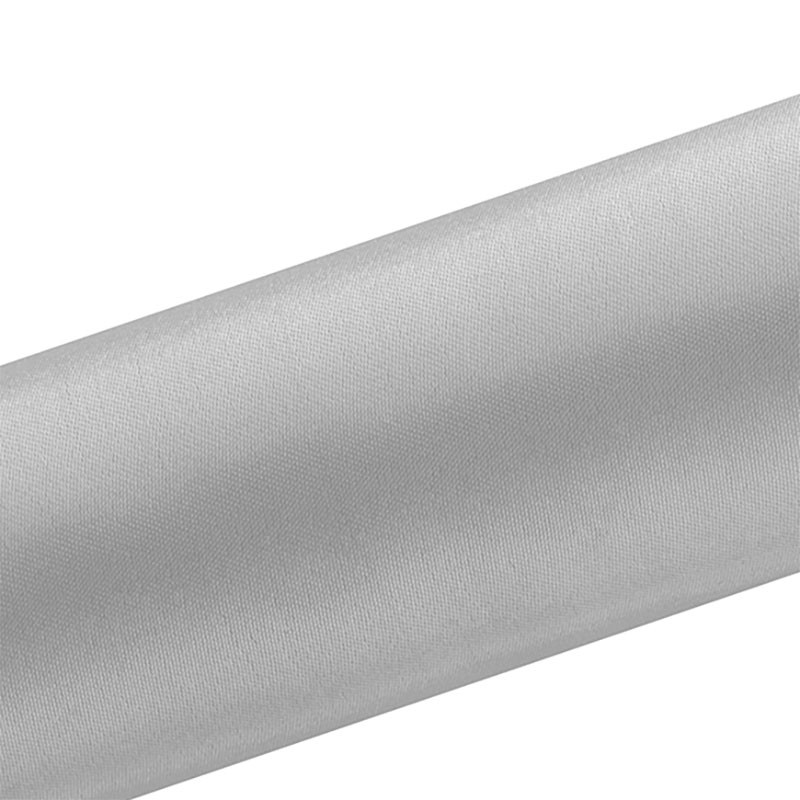 Chemin de table satin gris - rouleau de 9 mètres