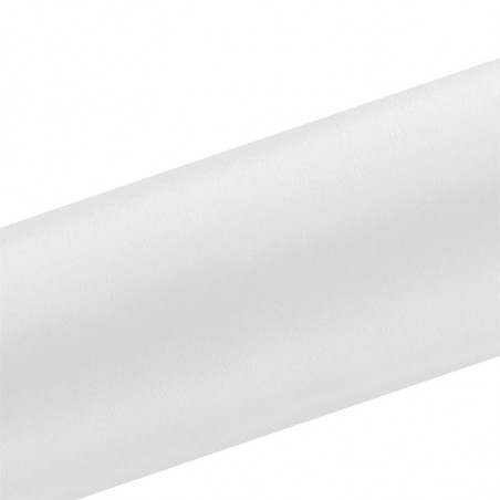 Chemin de table en satin blanc premium - 16cm