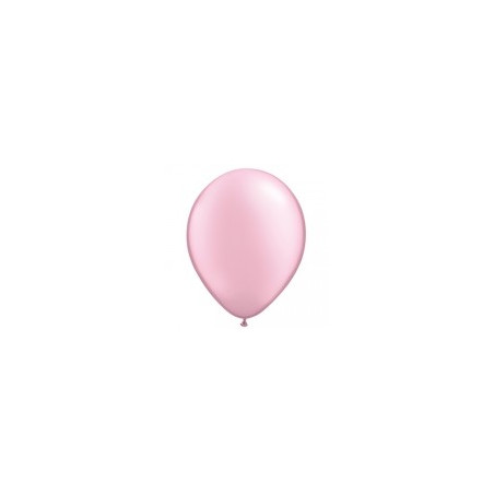 100 Mini Ballons Latex Rose Pastel Nacré Fête - 5 pouces 12cm