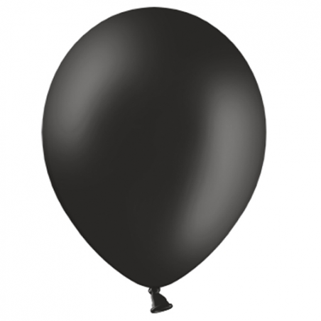100 Ballons Gonflables Latex Noir Premium Décoration Fête