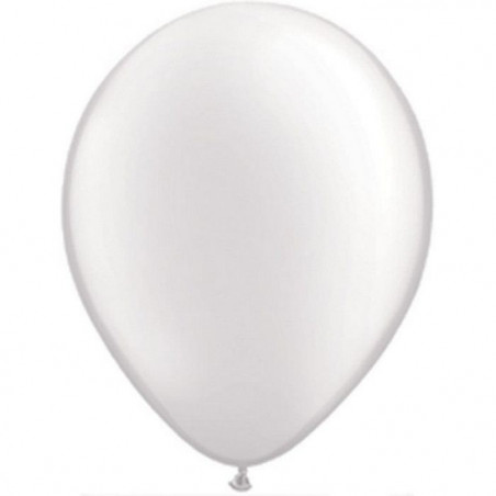 100 Ballons -Maxi Sachet Gonflables Latex Blanc Nacré Premium Décoration Fête