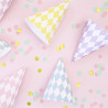 6 Chapeaux de Fête Pastel avec Losanges - Anniversaire pour Enfants 6 Chapeaux de Fête Pastel avec Losanges - Anniversaire pour Enfants