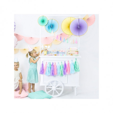 Mini Guirlande de Tassels Pastel - Anniversaire pour Enfants