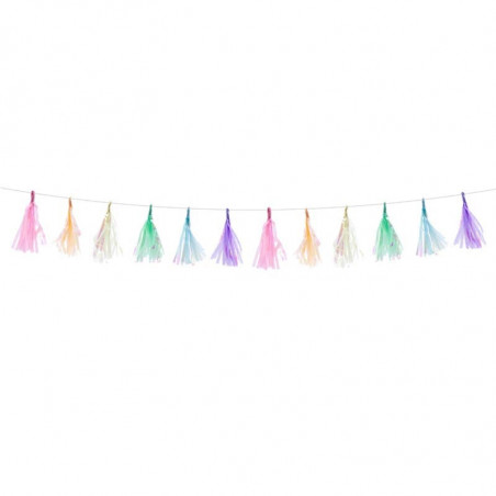 Mini Guirlande de Tassels Pastel - Anniversaire pour Enfants