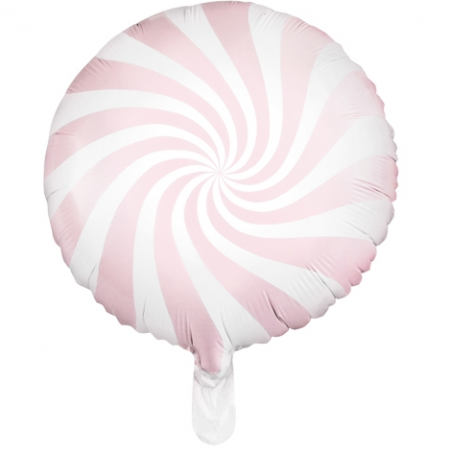 Ballon Rond Candy Rose Pastel - Anniversaire pour Enfants
