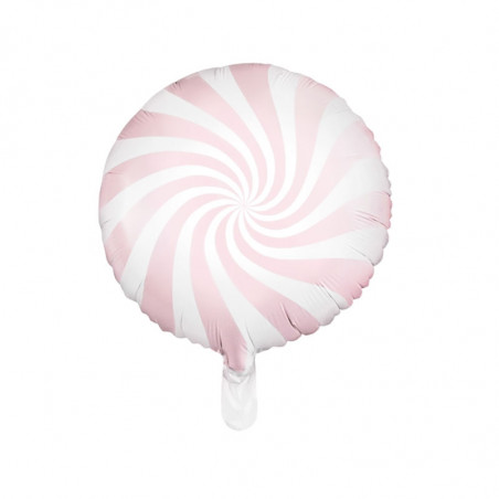 Ballon Rond Candy Rose Pastel - Anniversaire pour Enfants