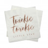 Grandes Serviettes Twinkle Twinkle Little Star Rose Gold Cuivré - Vaisselle Jetable Premium Grandes Serviettes Twinkle Twinkle Little Star Rose Gold Cuivré - Vaisselle Jetable Premium