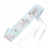 Echarpe C'est un garçon Bleu Pastel et Rose Gold - Collection Etoile Rose Cuivré Echarpe C'est un garçon Bleu Pastel et Rose Gold - Collection Etoile Rose Cuivré