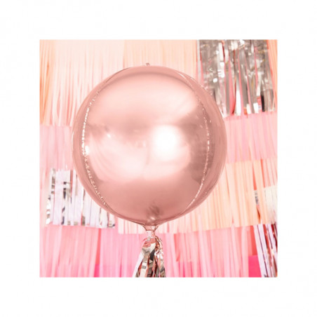 Ballon Rond Orb Rose Gold Cuivré