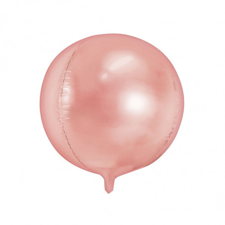 Ballon Rond Orb Rose Gold Cuivré