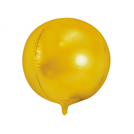 Ballon Rond Orb Doré