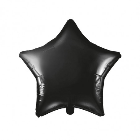 Ballon Etoile en Alu - Noir