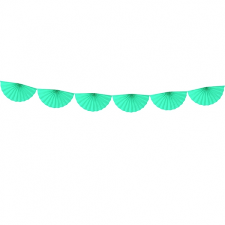 Banderole Eventails Mint - Candy Party