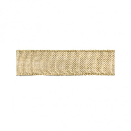 5 mètres - Ruban jute largeur 5cm- Bobine Thème Boho Champêtre