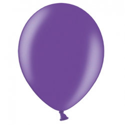 Ballons gonflables latex violet nacré déco anniversaire baptême