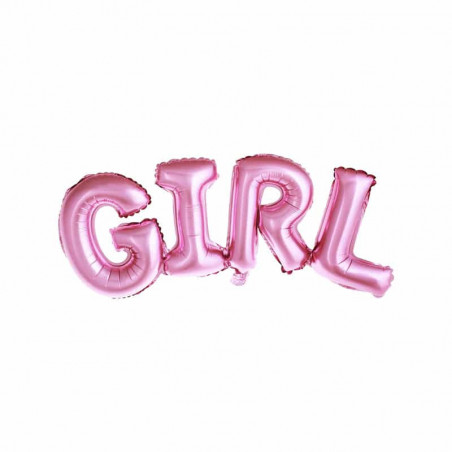 Ballon Lettres Girl - Mot Baby Girl C'est une Fille Baby Shower