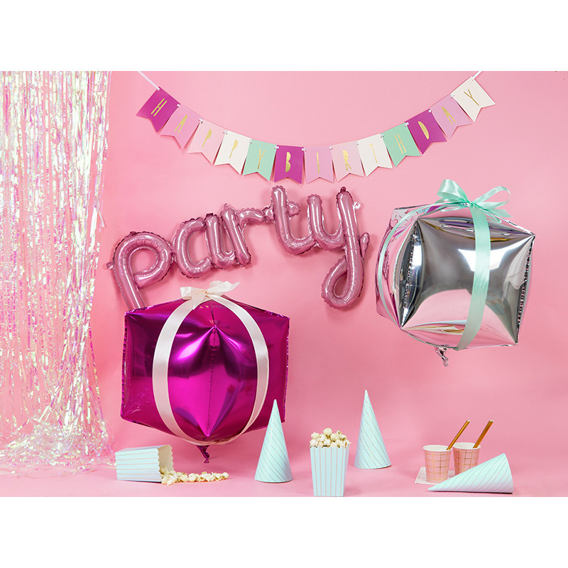 ballon décoration rose mot party flamingo tropiques anniversaire