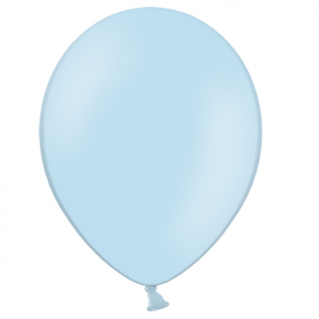 10 Ballons Gonflables Latex Bleu Pastel Poudré Fête