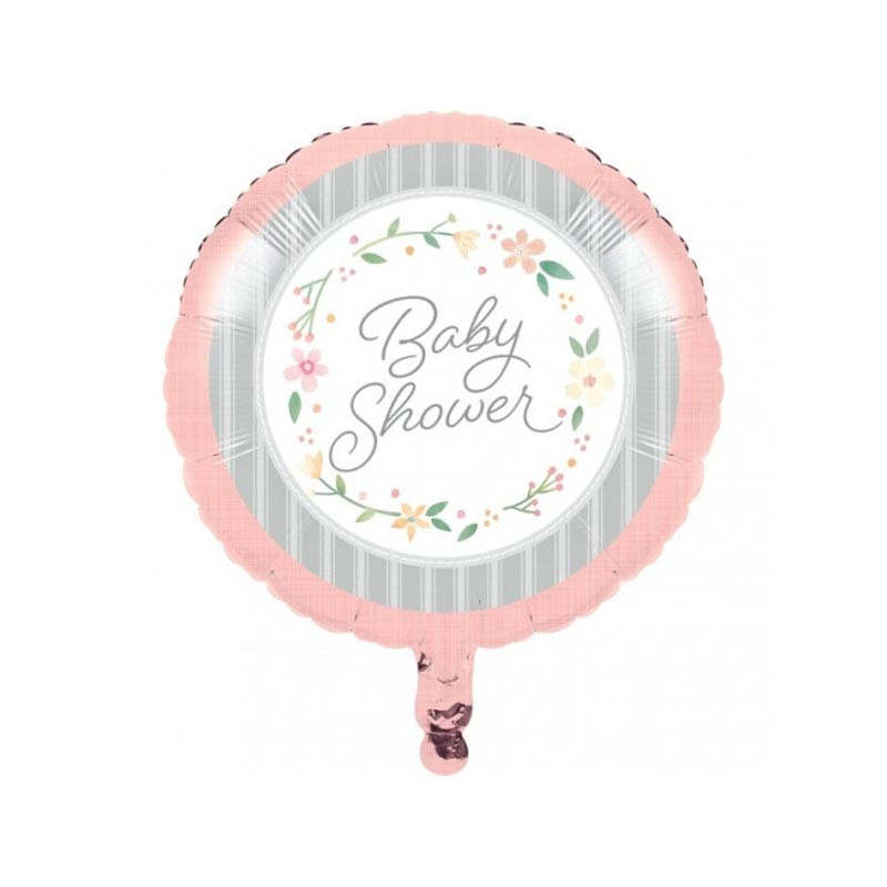 Ballon Alu Baby Shower Florale - Fleurs