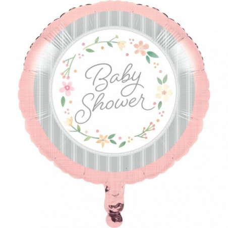 Ballon Alu Baby Shower Florale - Fleurs